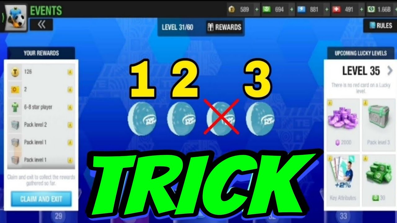 Draw frenzy tricks to click the right position in Top Eleven 2026