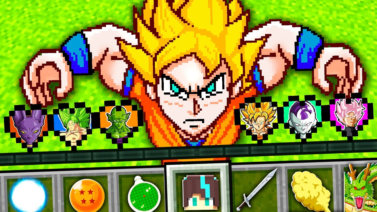 Майнкрафт, но у меня есть сердечки DRAGON BALL SUPER! 😱🐬