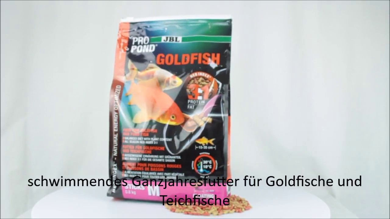 JBL PRO POND GOLDFISH 0,8 kg M Sticks - Produktvideo / 360°-Ansicht