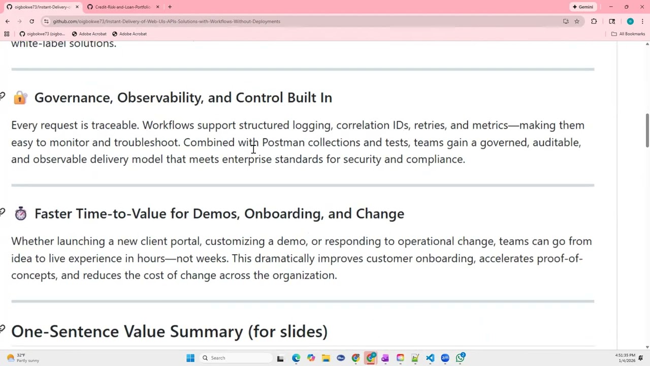 Instant Delivery of Web UIs, APIs Solutions with Workflows Without Deployments. Part 1  of 2