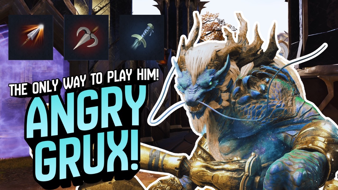 Channel your Deepest Rage to Play Grux! - Predecessor Ranked Gameplay