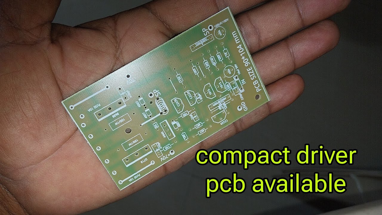 500w compact driver component filling and pcb available