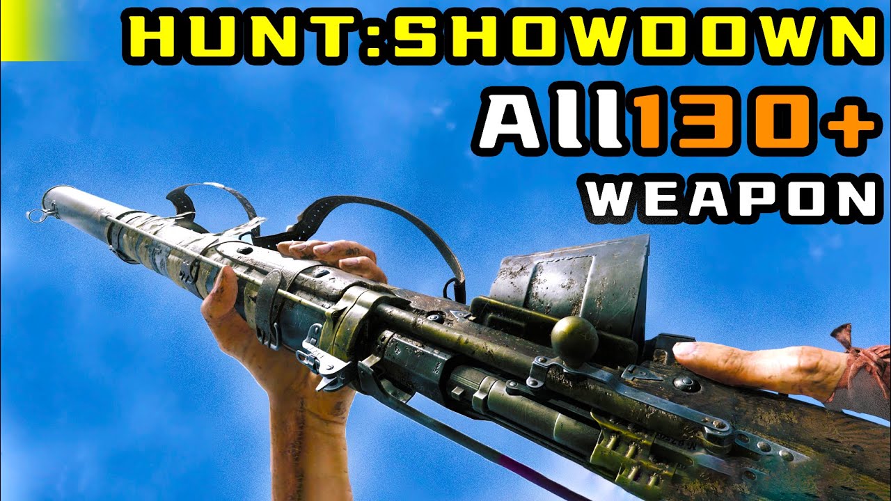 HUNT:SHOWDOWN - All 130+ Weapons Showcase | 2024 4K60