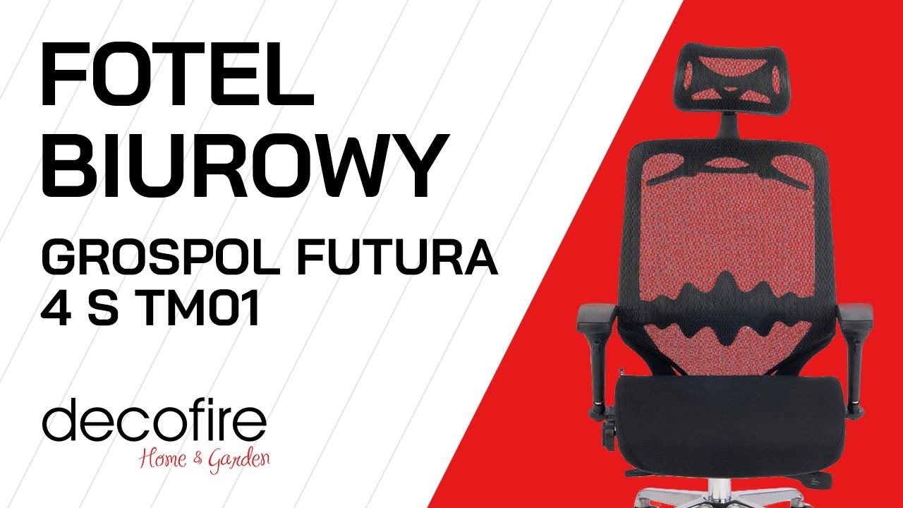 💺 Fotel biurowy Grospol Futura 4 S TM01 I DECOFIRE