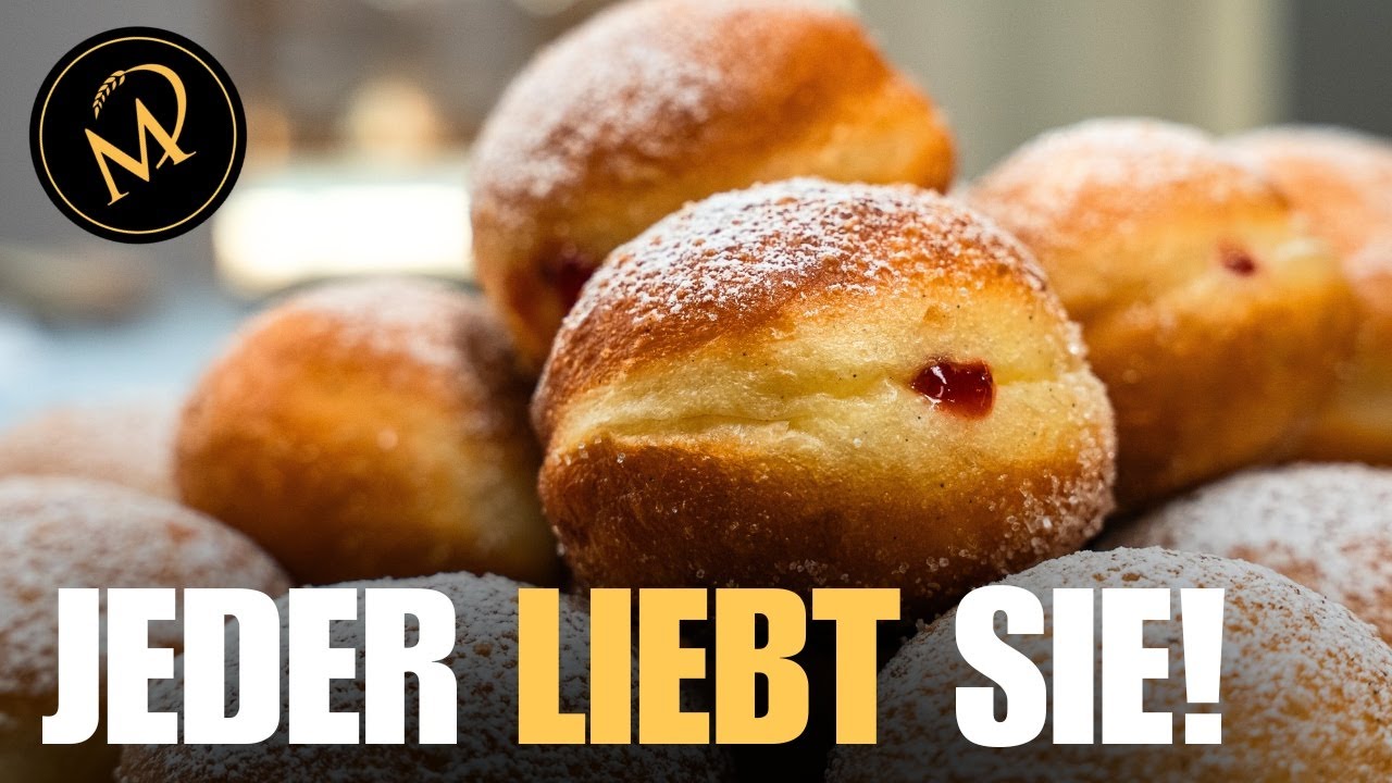 Die fluffigsten Mini-Berliner der WELT! ✨ (Geheimtipp: &Uuml;bernachtgare)