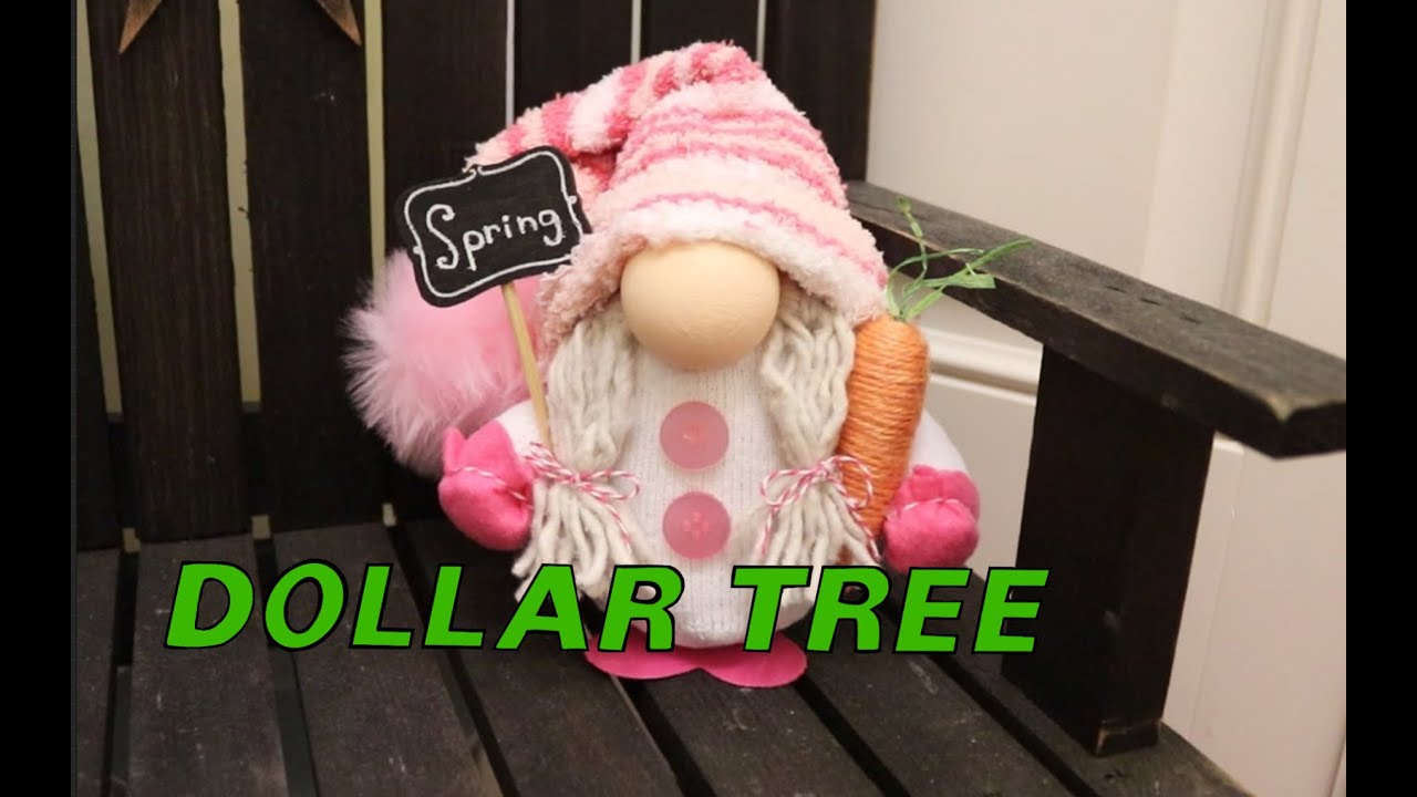 Dollar Tree Spring Gnome