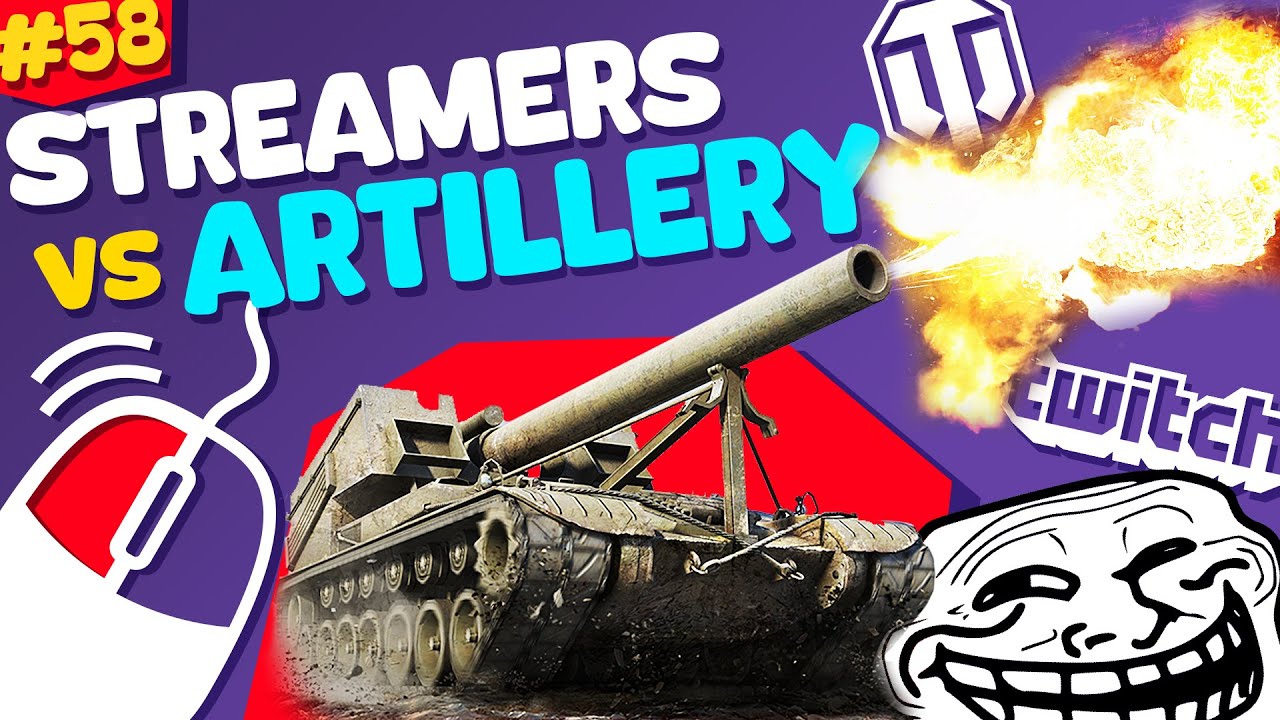 #58 Streamers vs Artillery | World of Tanks Funny Moments