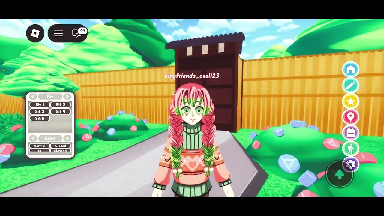 Roblox Demon Slayer 3D RP: демонстрация рождественских значков 2025 года и персонажи из игрового ...