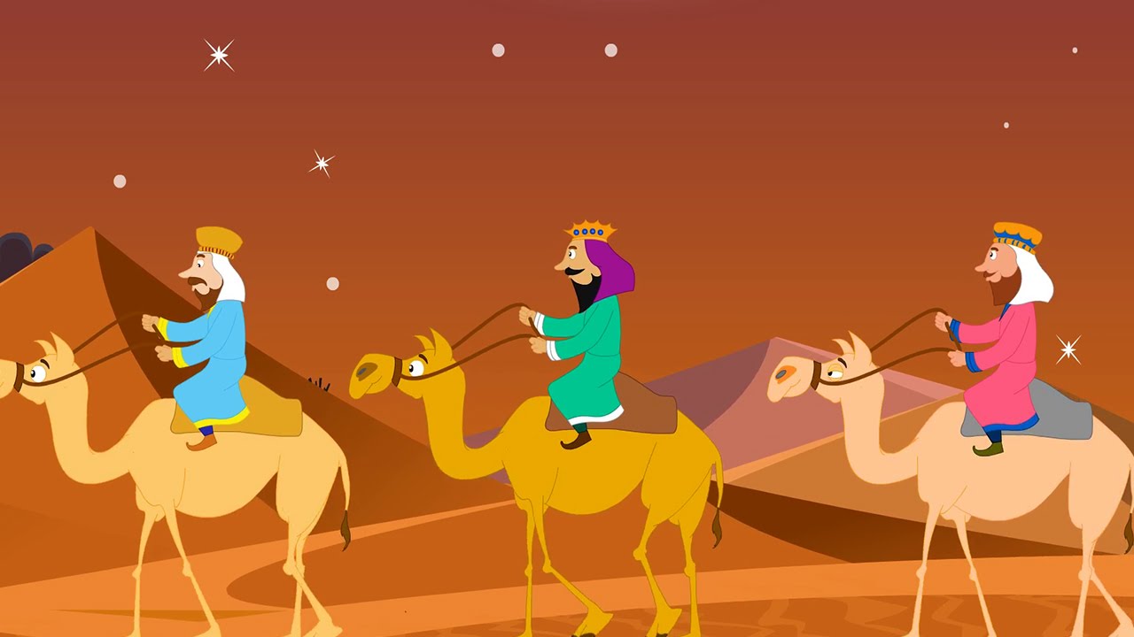 We Three Kings Of Orient Are - With Lyrics - Christmas Carols