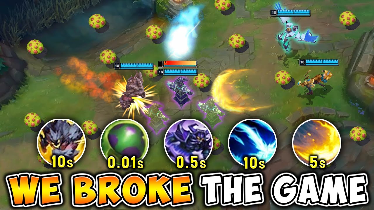 WE FOUND A HACK THAT GIVES YOU OVER 90% ULTIMATE HASTE! (WE BROKE LEAGUE OF LEGENDS)