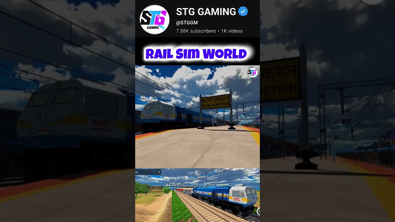 RAIL SIM WORLD 🤩 | Rail Sim World Download | Rail Sim World New update | Train Simulator #shorts
