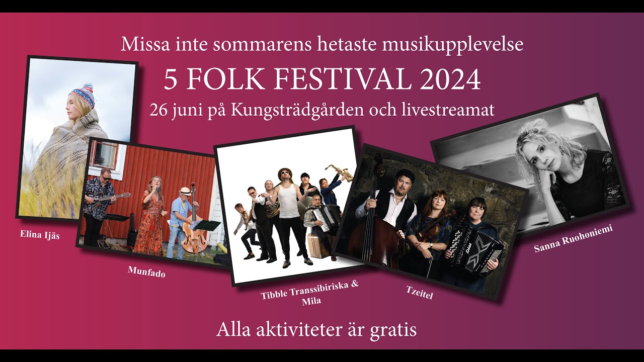 5 Folk Festival 26 juni 2024