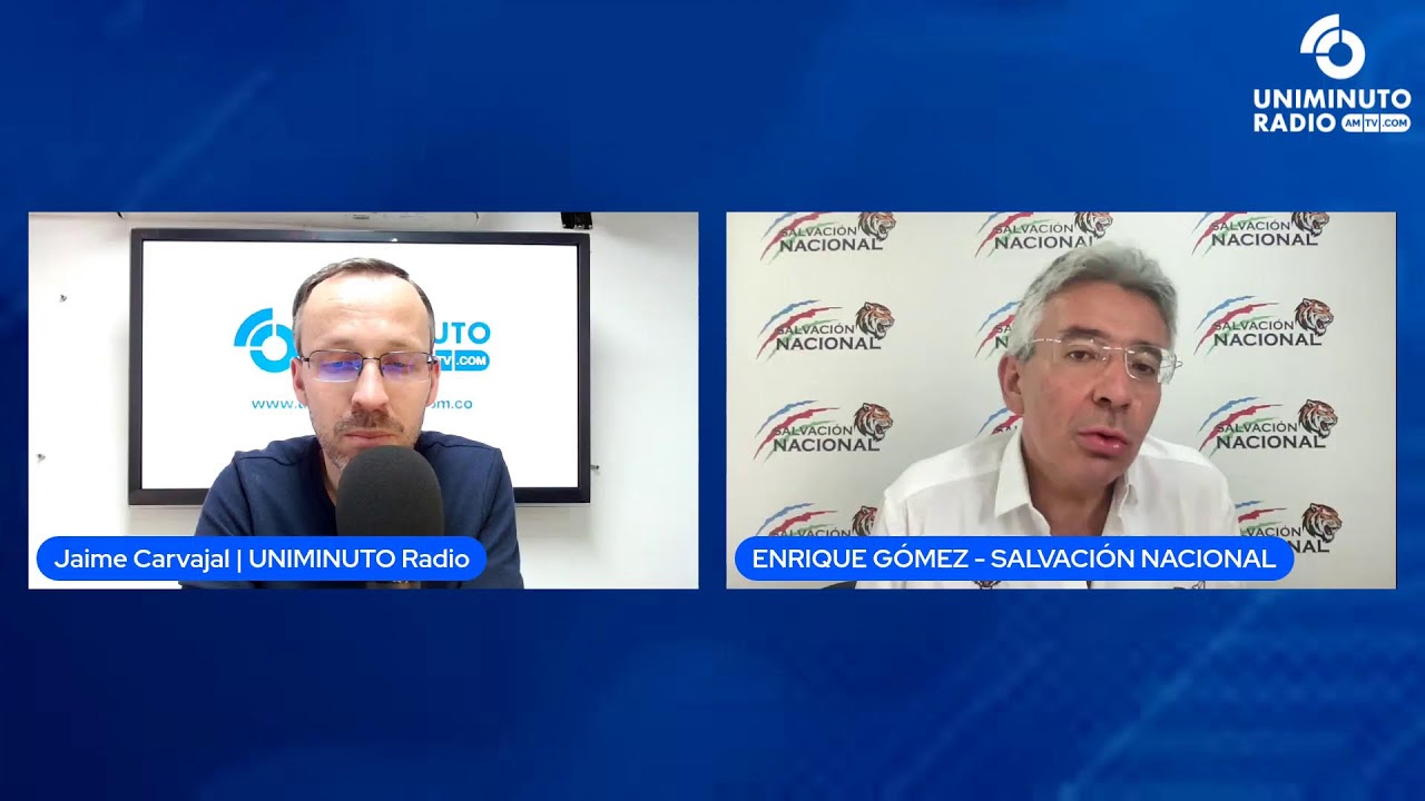 Entrevista Enrique Gómez, candidato al Senado de la República