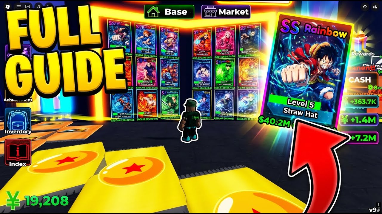 How to Play Anime Card Collection Roblox | COMPLETE Guide (Market, Grading & Money)