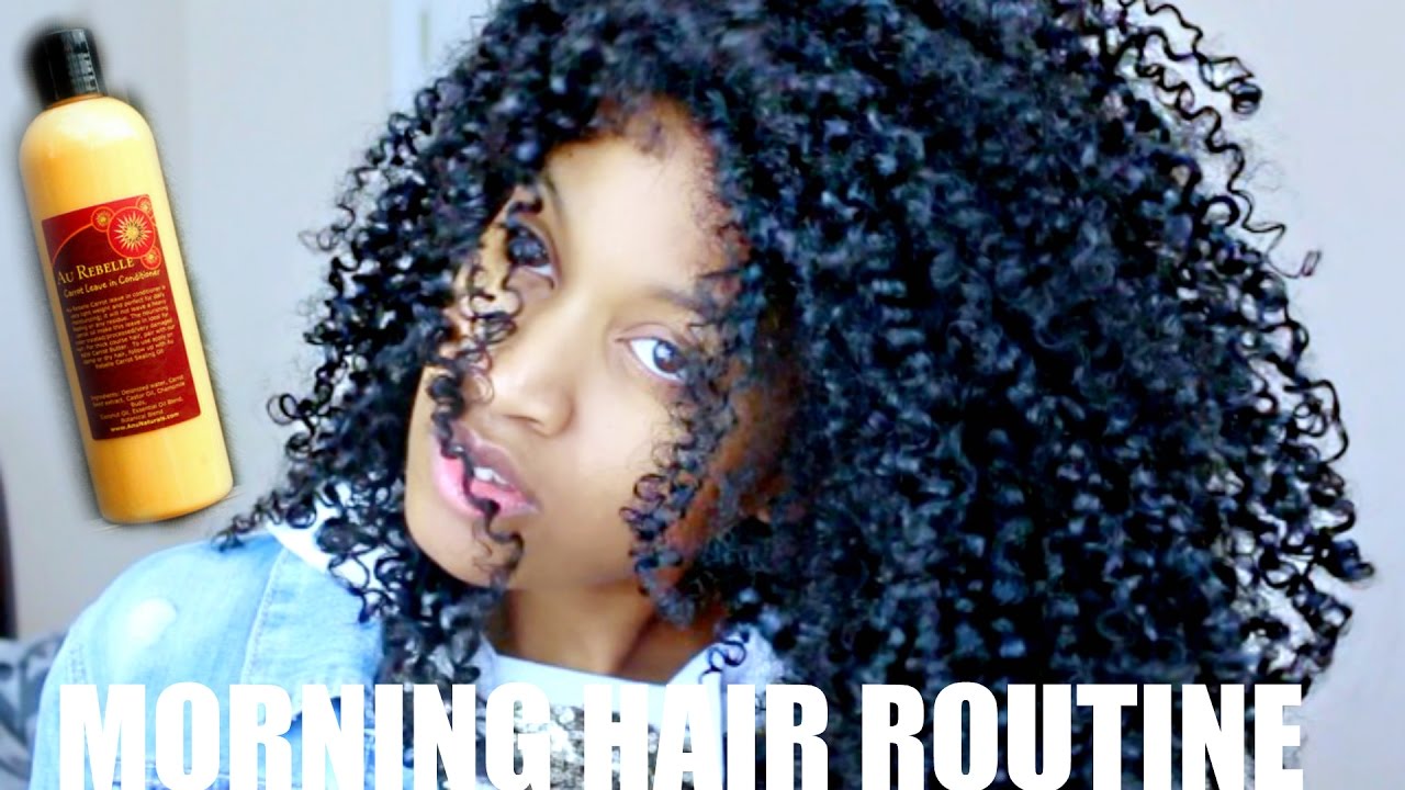 HOW TO|Natural Hair Morning Routine For Day 2 PERFECT Curls!