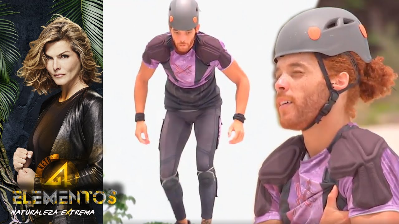 ¡Fuertes caídas en la pista de Tierra! | Episodio 32 | Reto 4 Elementos