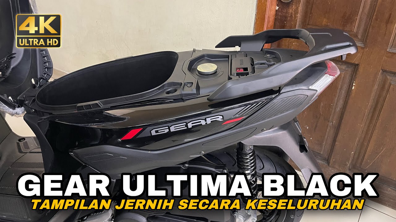 TAMPILAN JERNIH YAMAHA GEAR ULTIMA BLACK GLOSSY || Cang Zainal