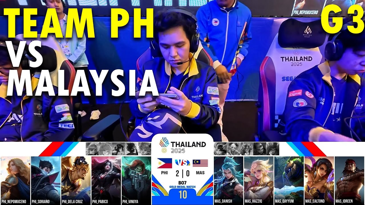 Team Philippines vs Team Malaysia Game 3 - Grand Finals | SEA Games 2025