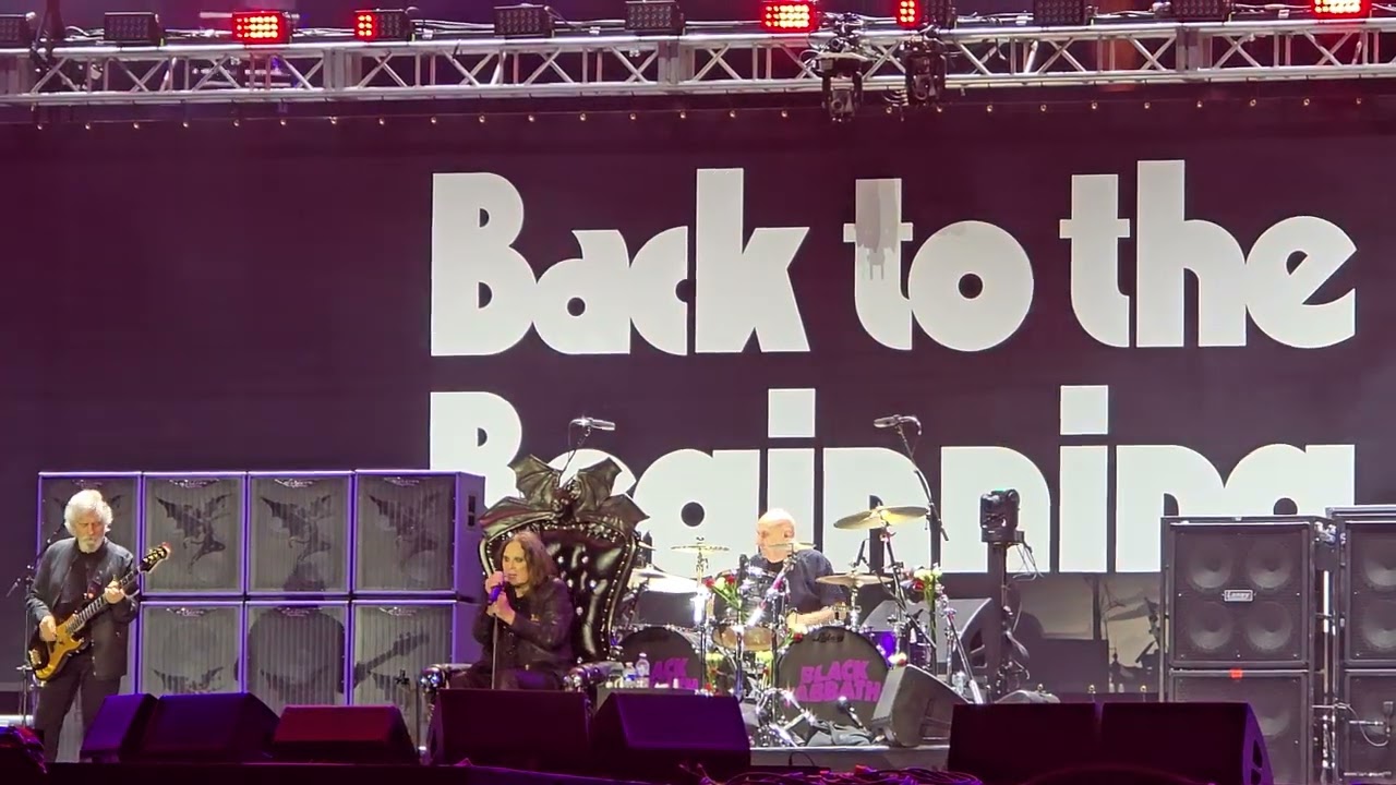 Black Sabbath - War Pigs Live at Back to the Beginning