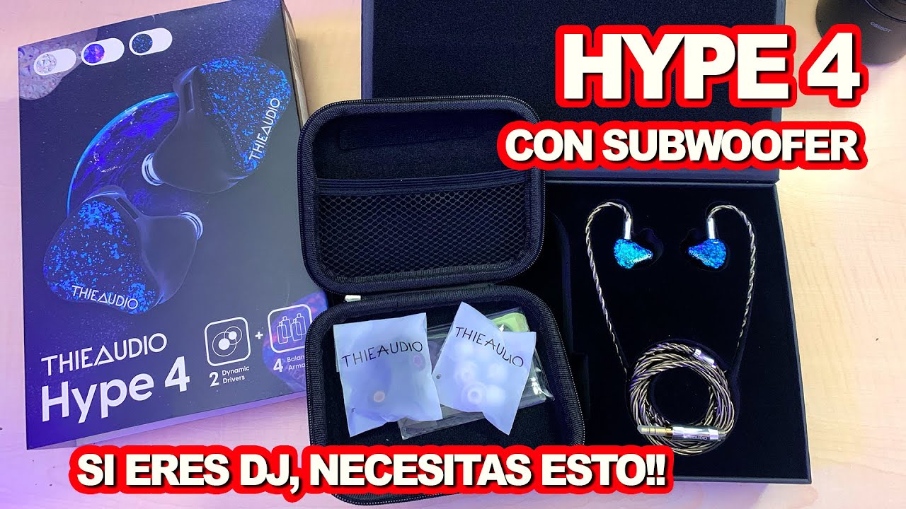 LOS MEJORES IN-EAR PARA DJS SON LOS HYPE4 DE THIEAUDIO (PRUEBAS Y REVIEWS) EN ESPAÑOL