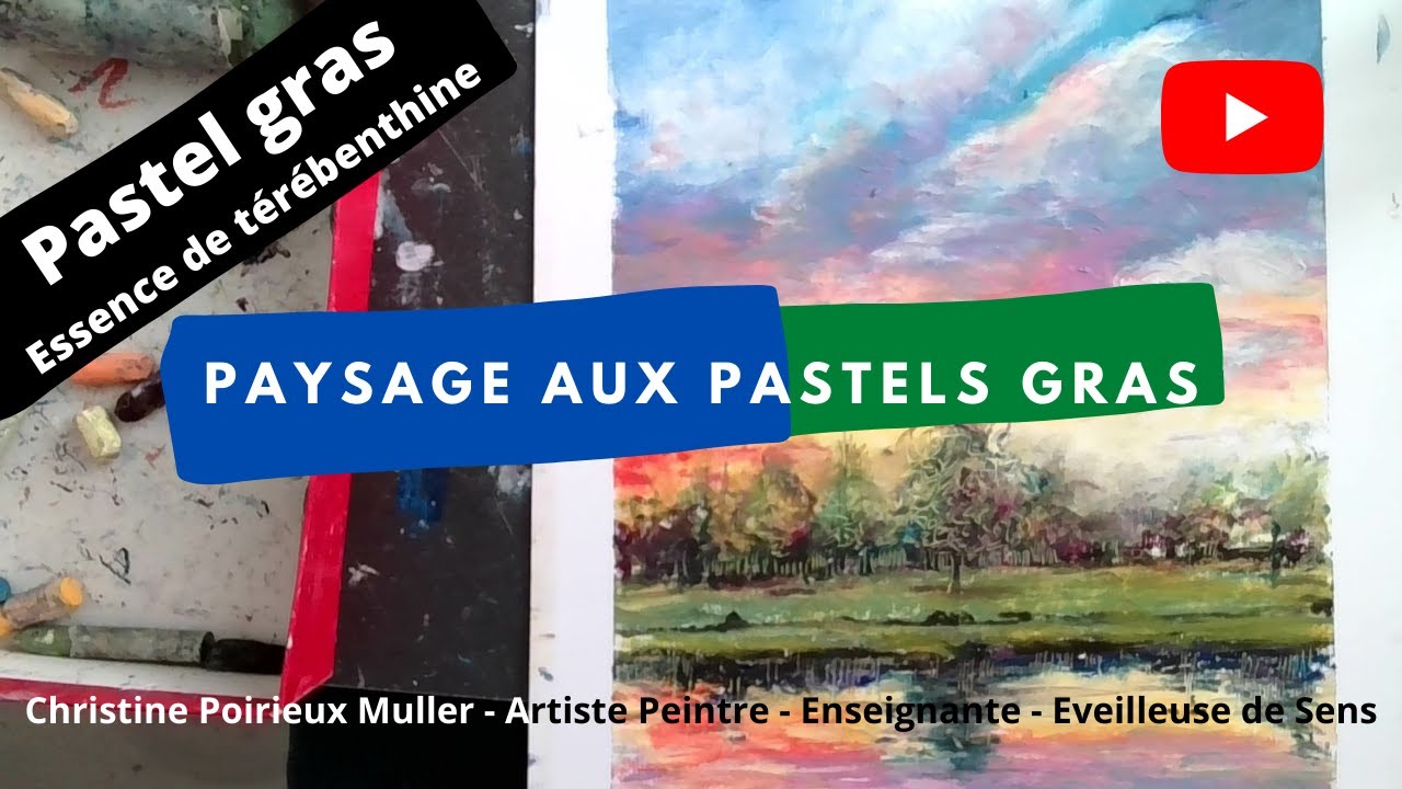 Pastels gras - essence térébenthine