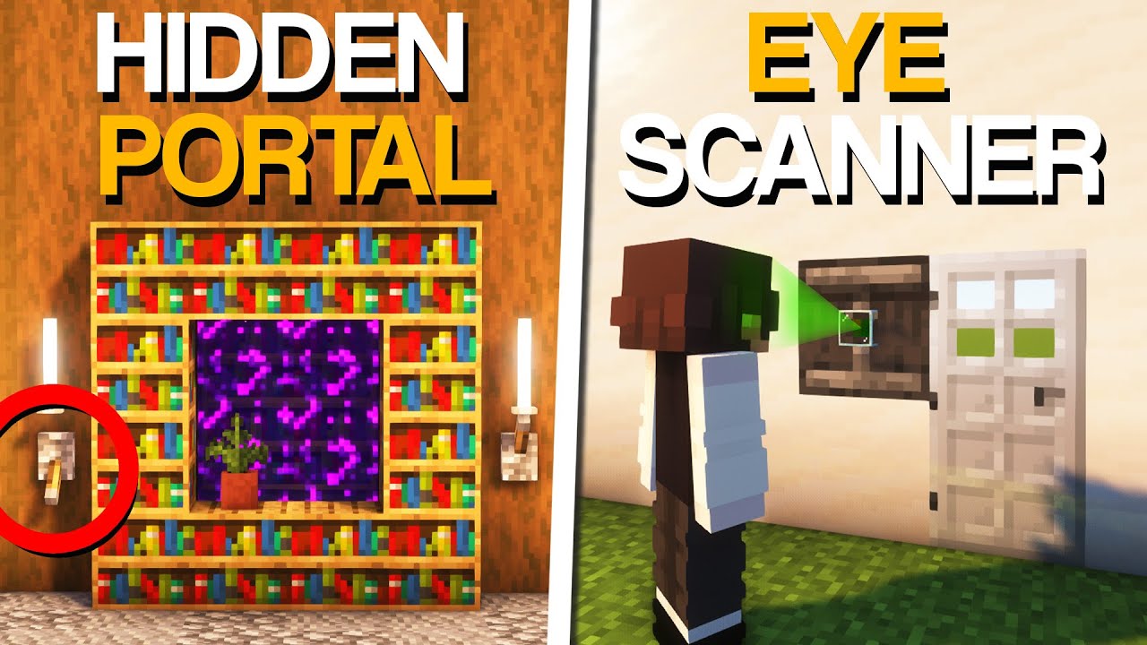Minecraft: 5+ NEW Redstone Build Hacks & Ideas!