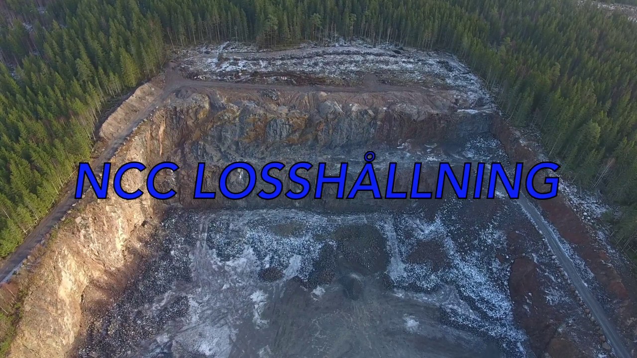 Sprängning losshållning NCC