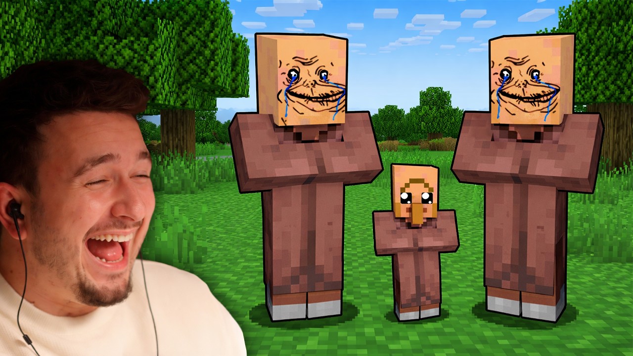MINECRAFT SPRÓBUJ SIE NIE ZAŚMIAĆ (GROX SHORTS)