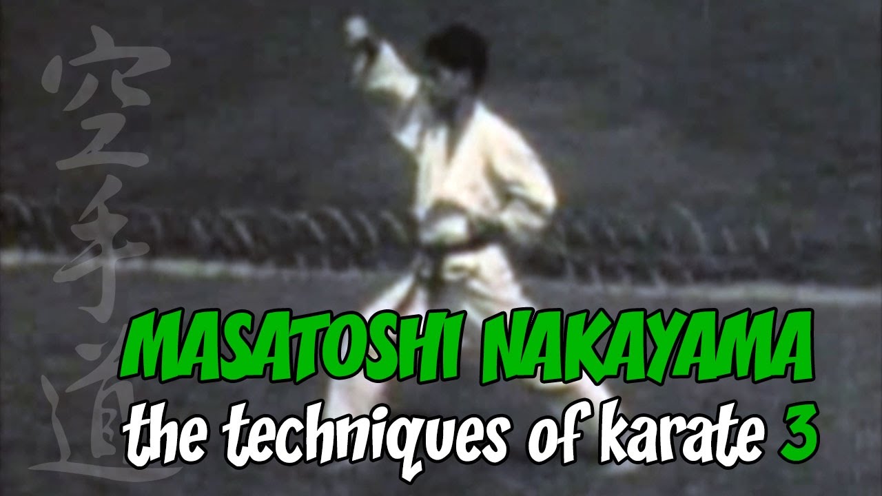 Masatoshi Nakayama. The techniques of karate. Part 3