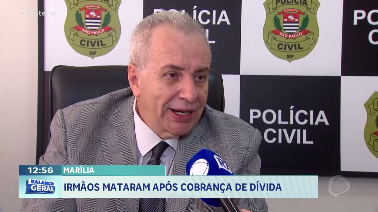 Marília: Irmãos mataram após cobrança de dívida