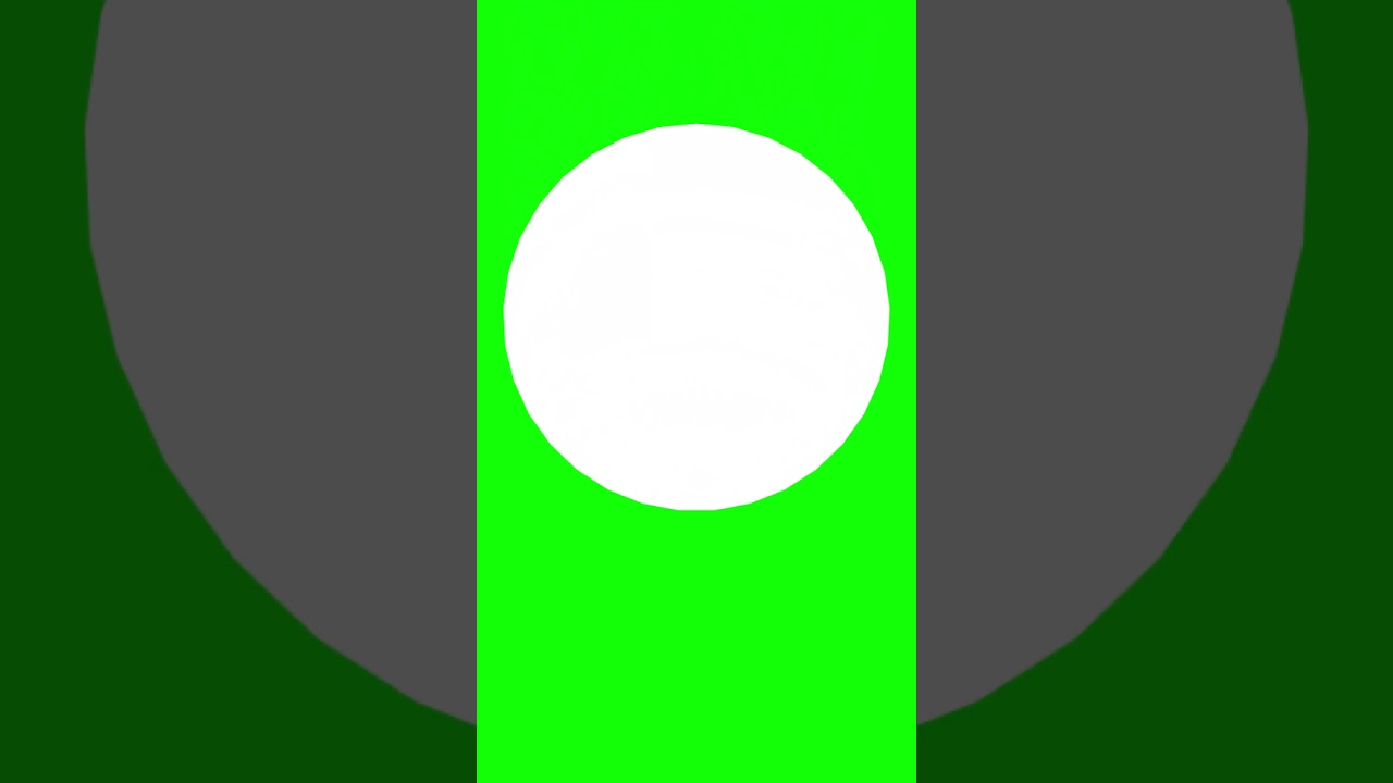 White Triacontatrigon Green Background Up To Down #shorts