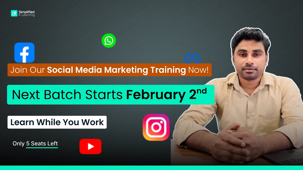 Next Batch Starts February 2nd – Join Our Social Media Marketing Training Now!