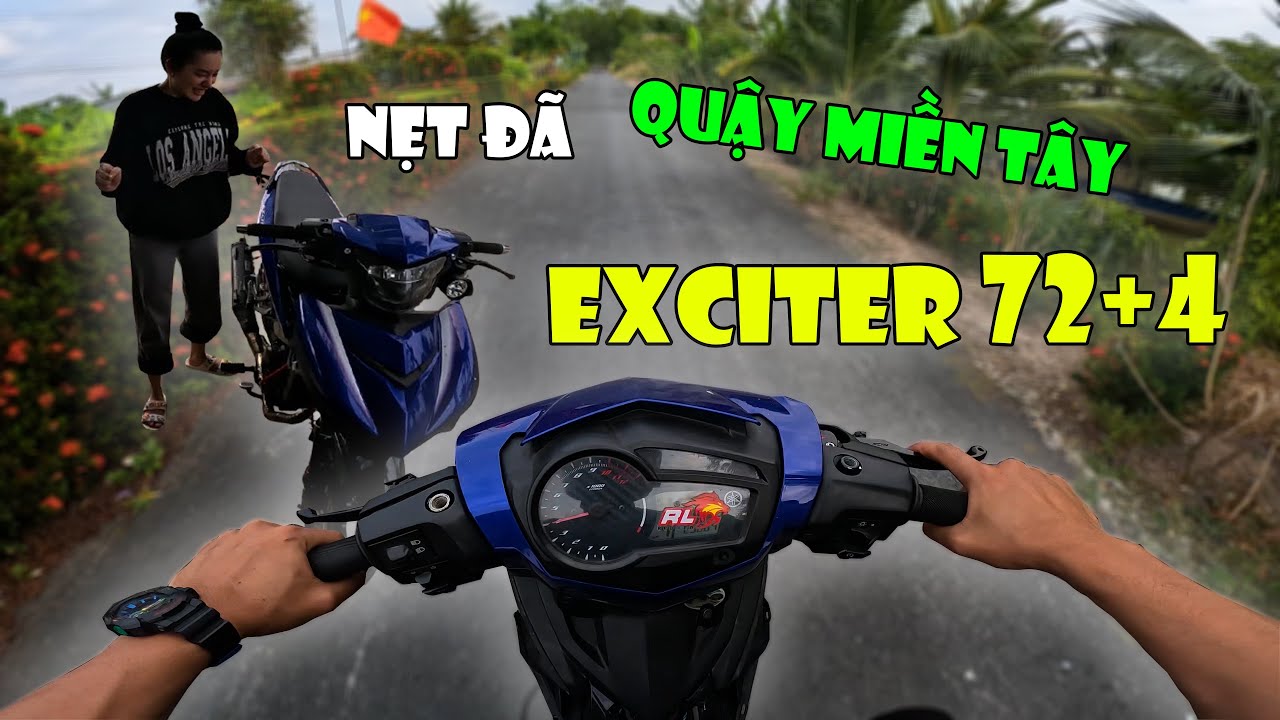 TOANBLACK EXCITER 72+4 ĐẠI NÁO MIỀN TÂY SÔNG NƯƠC BÁO TỪ TRÊN CẠN TỚI BIỂN | VLOG