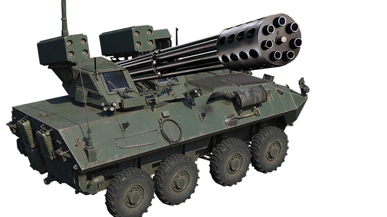 МНОГОСТВОЛЬНЫЙ РАКЕТОПЛЮЙ LAV-AD в ВАР ТАНДЕР