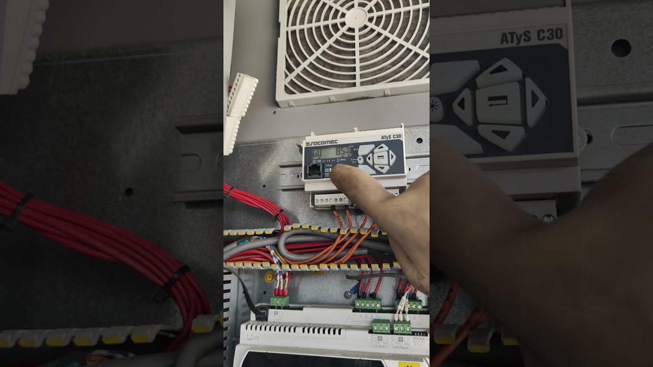 Sogomec ATys C30 Controller Setting Explain in Hindi