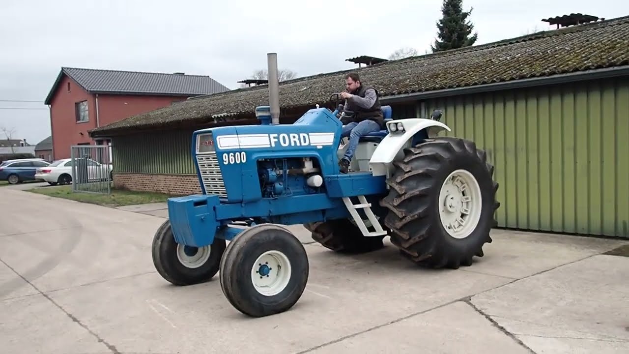 Ford 9600 @ HappyOldIron Antique tractors in Belgium