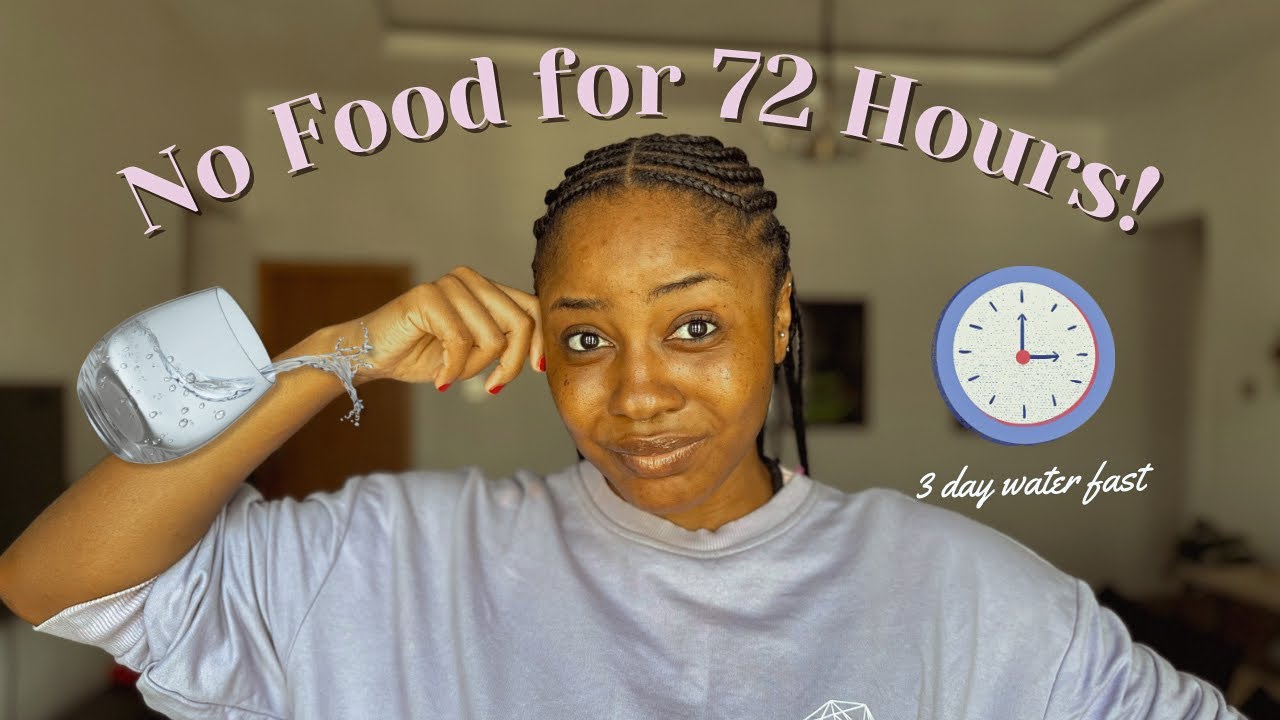 I did a 3 day water fast | No food, only water | Living alone | Days in my life