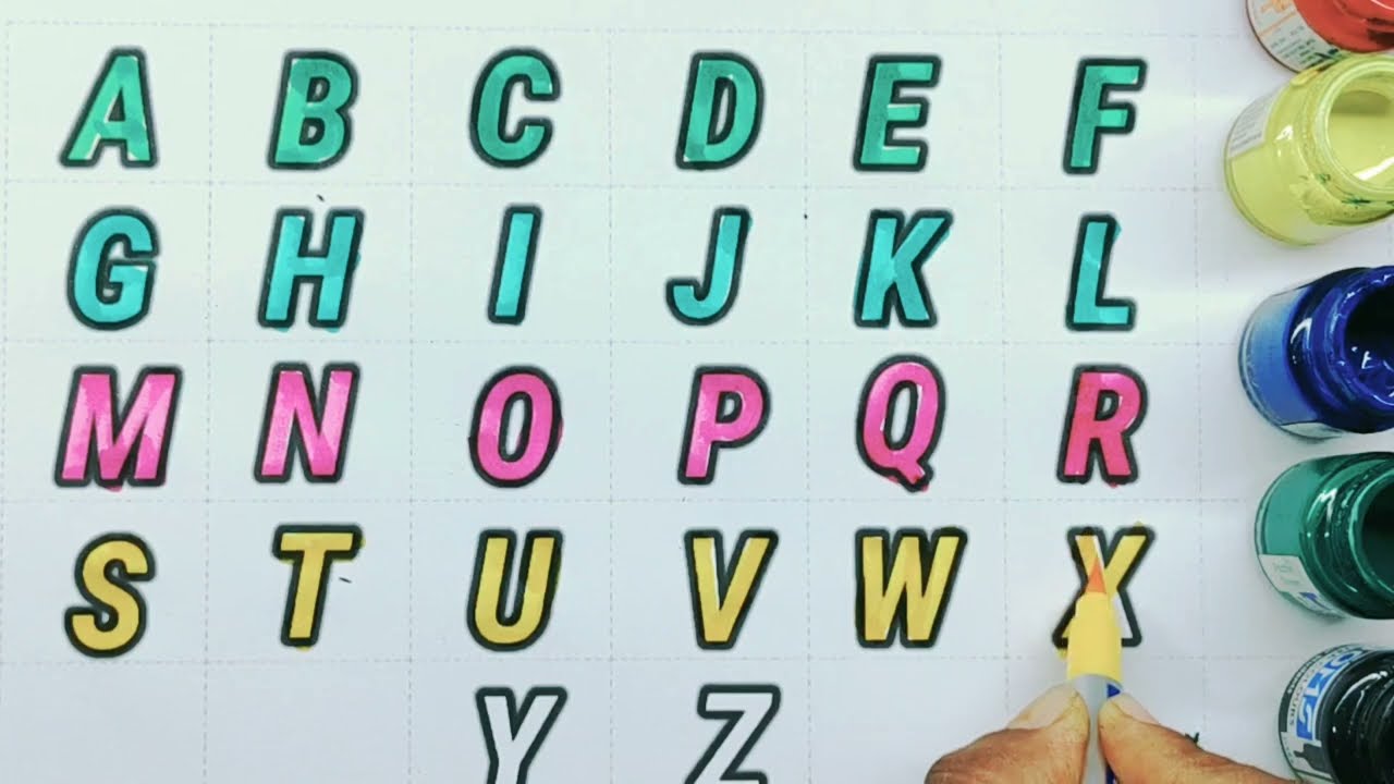ABCD Colours TV 🙋✍️ | Alphabet Writing for Kids | ABC for Kids | Alphabet & Colours for Children