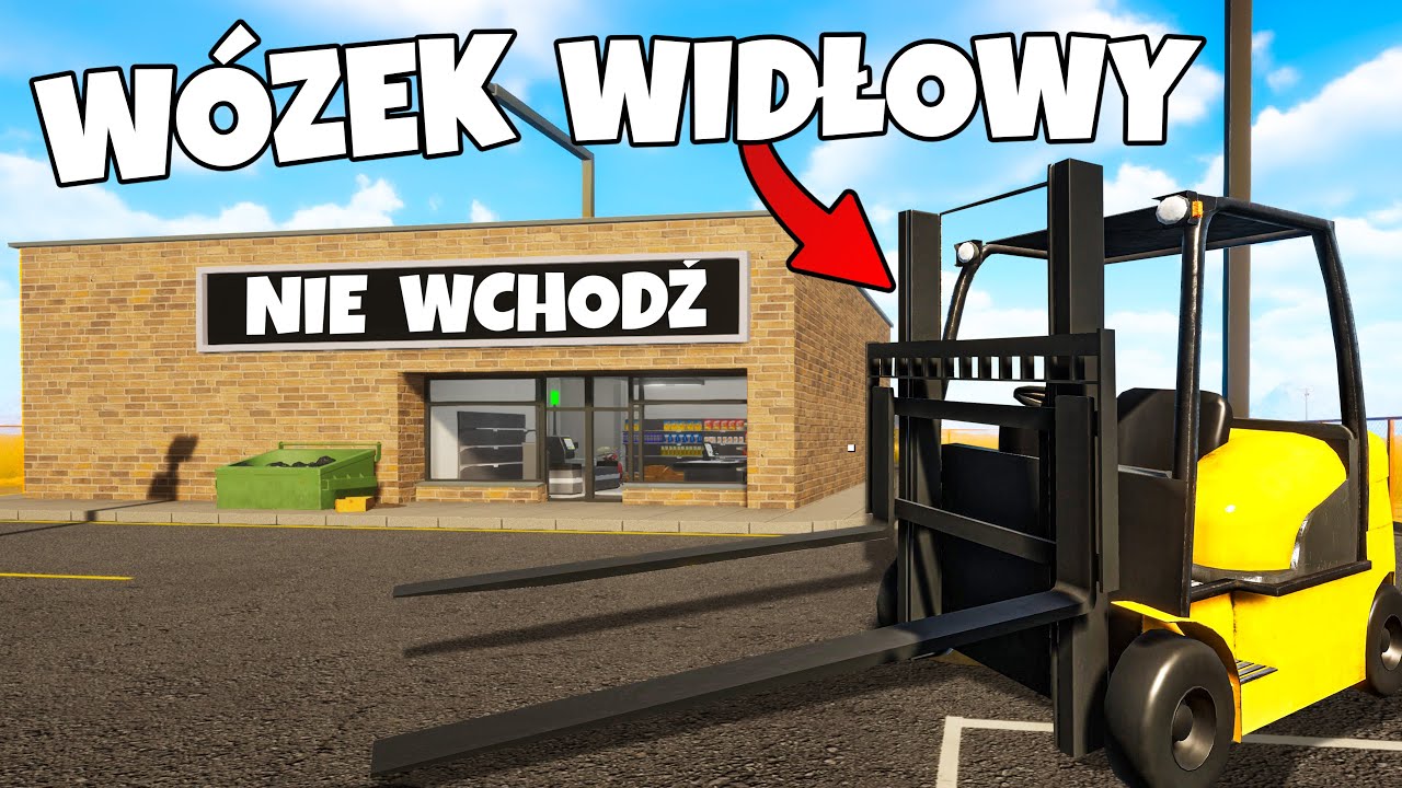 ❄️ KUPIŁEM WÓZEK WIDŁOWY I TO BYŁ ZŁY POMYSŁ *lepszy supermarket simulator*