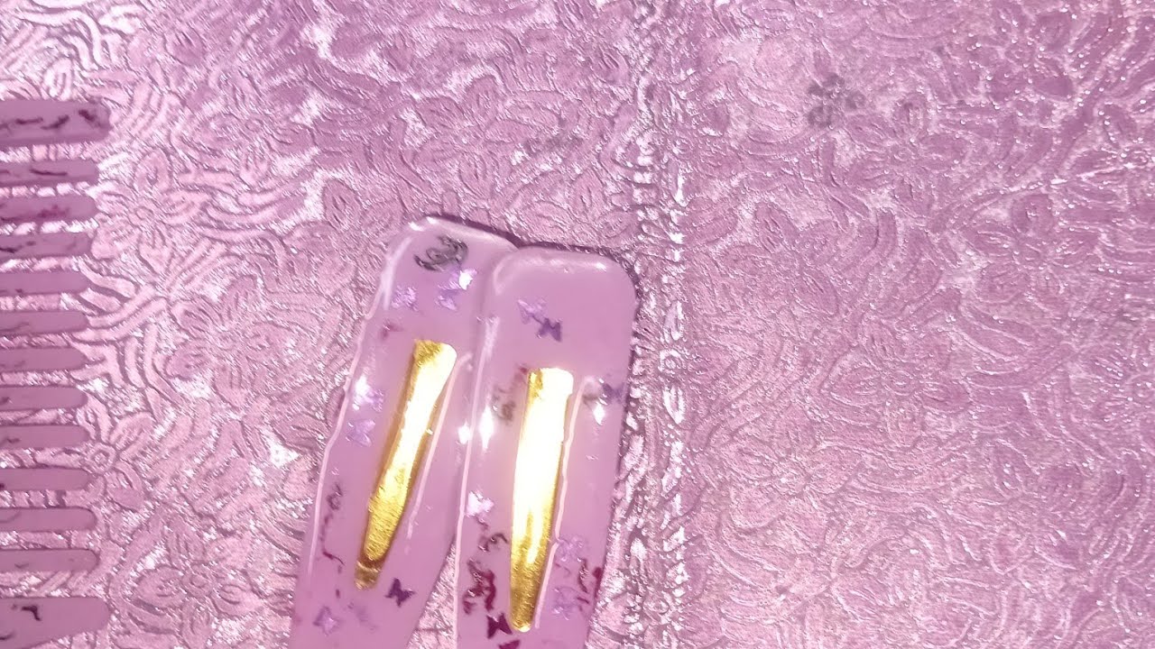 Barbie pink  resin comb#resin hair pins#earing holder#diy#2026 # long video # detailed🌹
