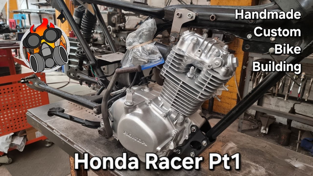 Honda XR200 Racer pt1 Handmade Custom Bike Building #chopper #bike #racer #honda 
