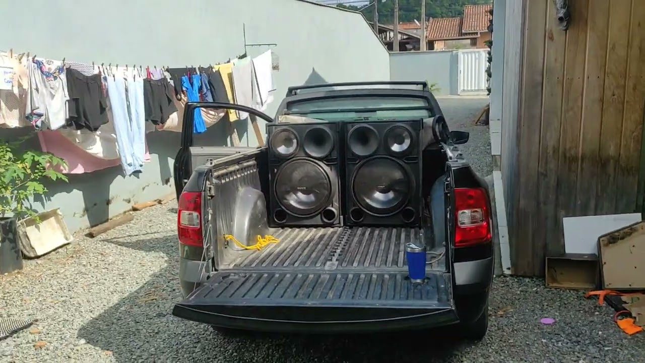 caixas mini system Sony sh 2000 som Saveiro