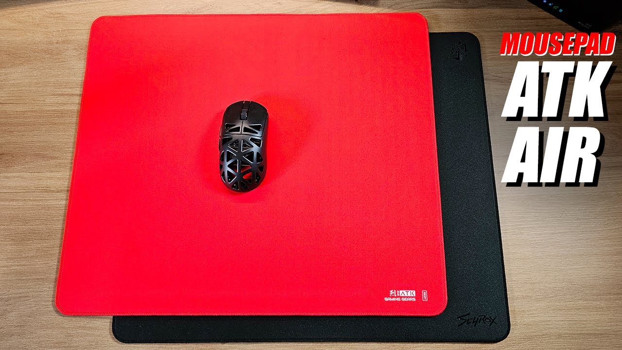 NOVO MOUSEPAD ATK AIR XSOFT - Quase um Scyrox Sosu vermelho