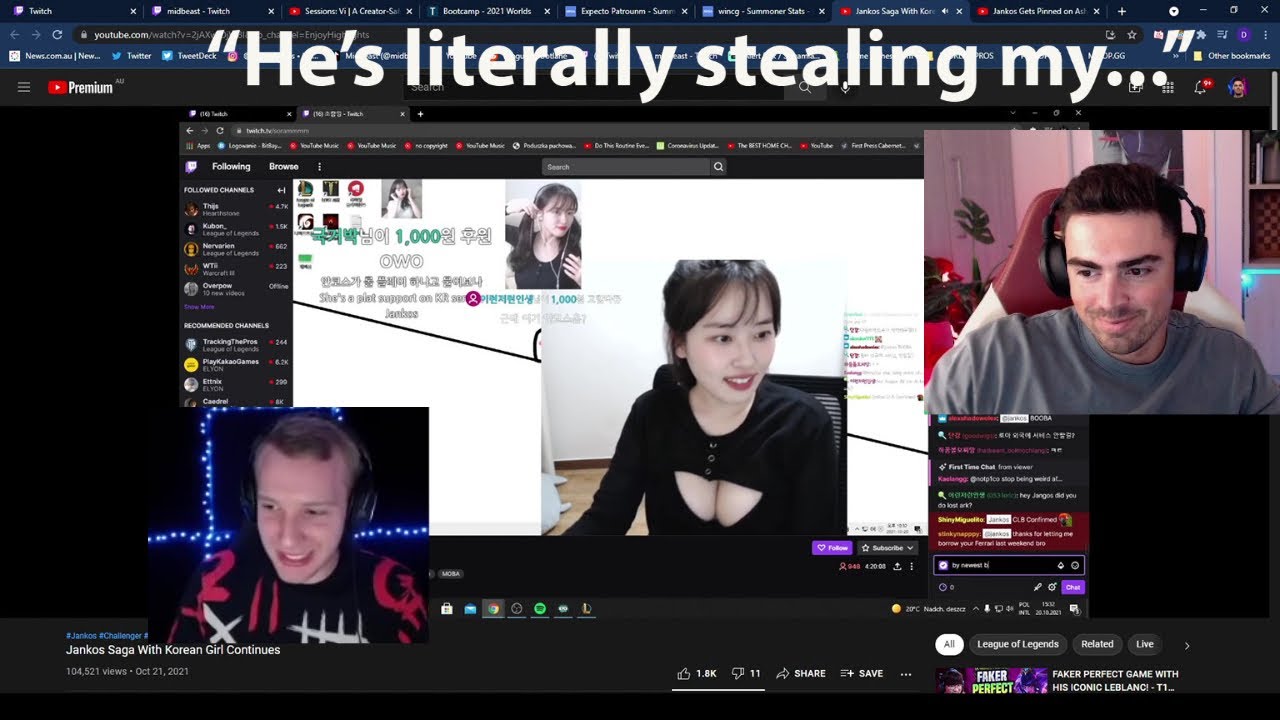 Midbeast Reacts To Jankos Stealing His E-Girl??