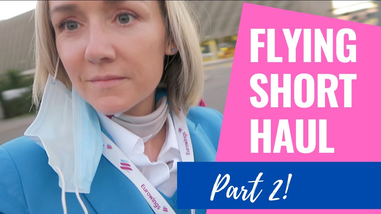 SHORT HAUL FLIGHT ATTENDANT LIFE - Super Short Work Days | Flight Attendant Vlog