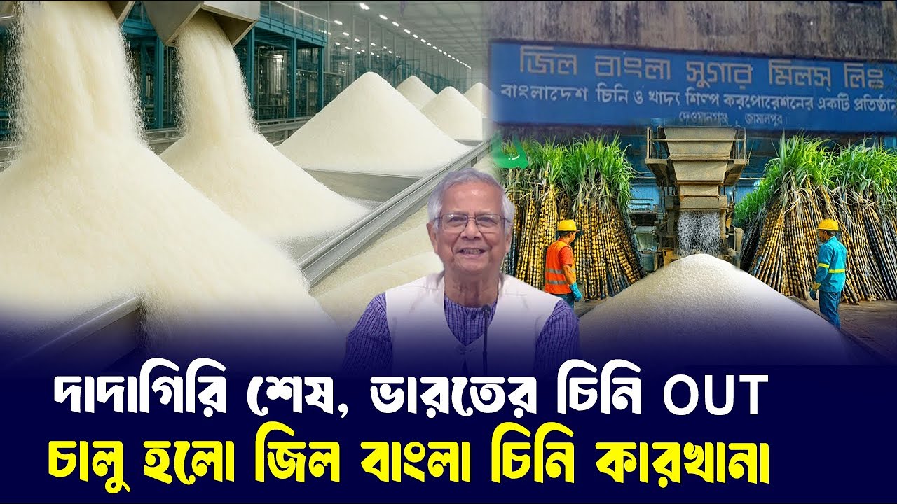 ভারতের ঘুম কেড়ে নিল বাংলাদেশের জিল বাংলা চিনি কারখানা ! zeal bangla sugar mills ltd