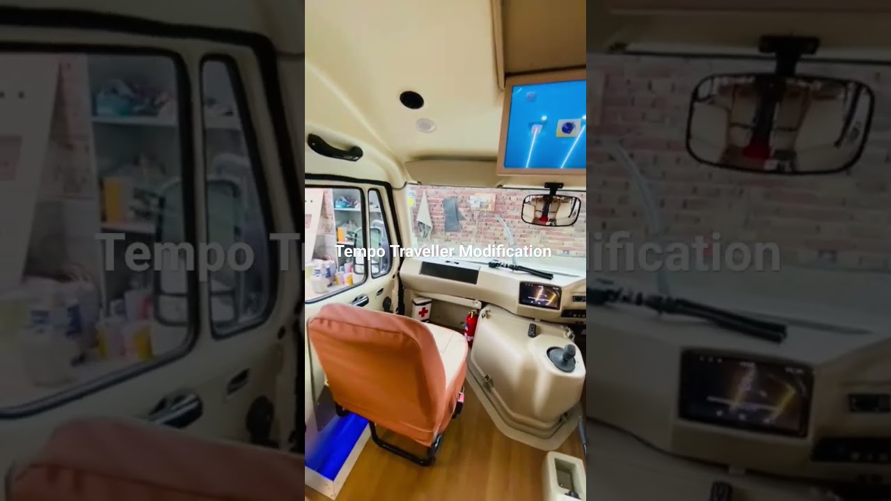 Ready to Delivery Our New 2x1 Luxury Tempo Traveller 17 Seater Modification