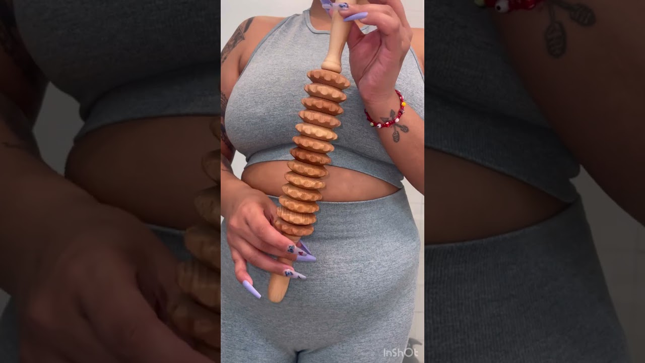 Mr. Woodware Straight Roller Helps Stimulates Fat Cells.