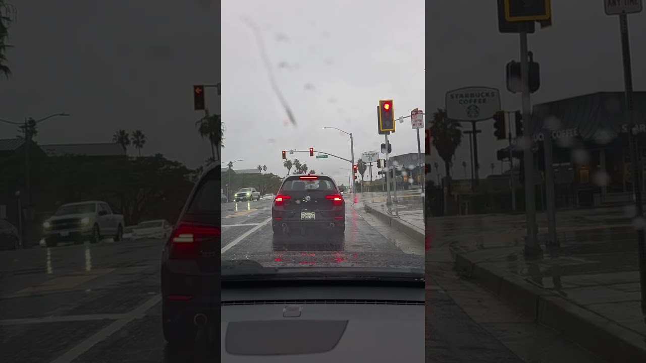 ⛈️🚛Rainy Drive in Los Angeles | Calm City & Freeway Driving