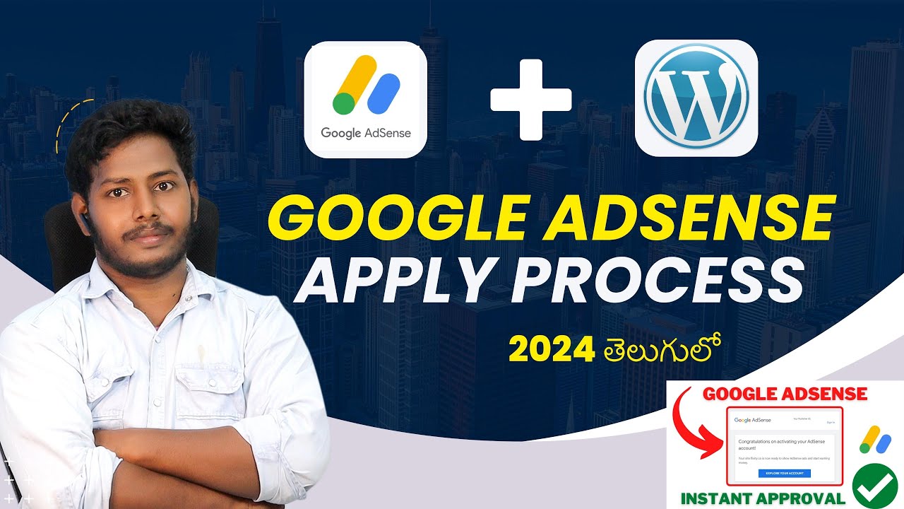 How to Link AdSense for Website 2024 in Telugu - AdSense Apply Process Telugu | WordPress + AdSense